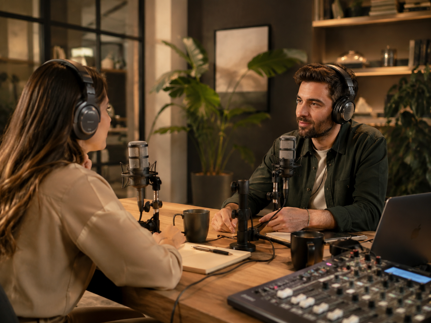 Microfone podcast